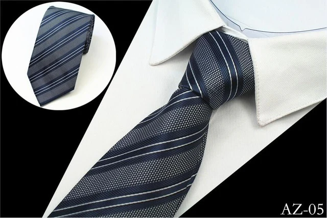 JEMYGINS New Design 100% Silk Men Tie 8cm Striped Classic Business Neck Tie For Men Suit For Wedding Party Necktie Factory Sale - Image 11