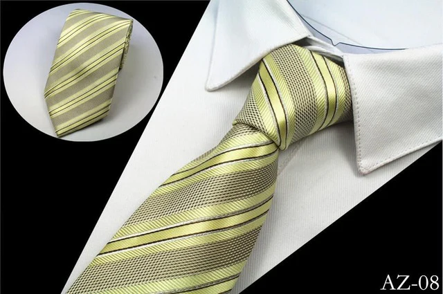 JEMYGINS New Design 100% Silk Men Tie 8cm Striped Classic Business Neck Tie For Men Suit For Wedding Party Necktie Factory Sale - Image 13