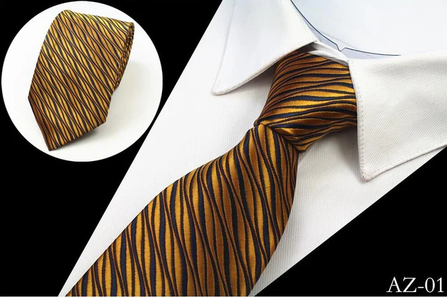 JEMYGINS New Design 100% Silk Men Tie 8cm Striped Classic Business Neck Tie For Men Suit For Wedding Party Necktie Factory Sale - Image 3