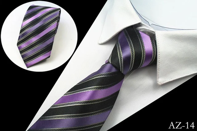 JEMYGINS New Design 100% Silk Men Tie 8cm Striped Classic Business Neck Tie For Men Suit For Wedding Party Necktie Factory Sale - Image 8